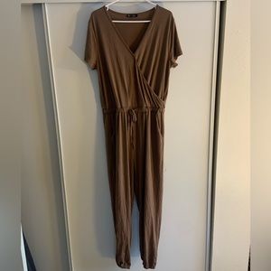 Brown jumpsuit